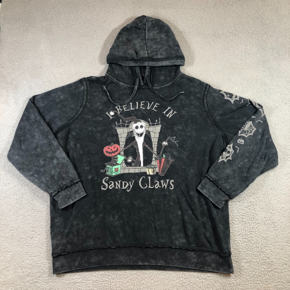 Disney hoodie sweater Womens 2Plus  Black The Nightmare Before Chirstmas